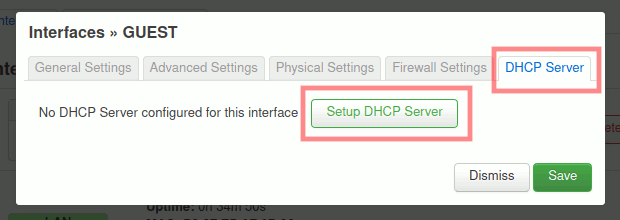 OpenWrt: Gast-Interface - DHCP einrichten