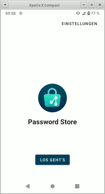 Android - Password Store einrichten