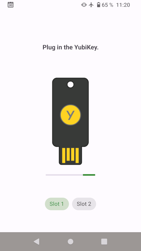 KeePassDX: Datenbank mit Passwort & YubiKey öffnen