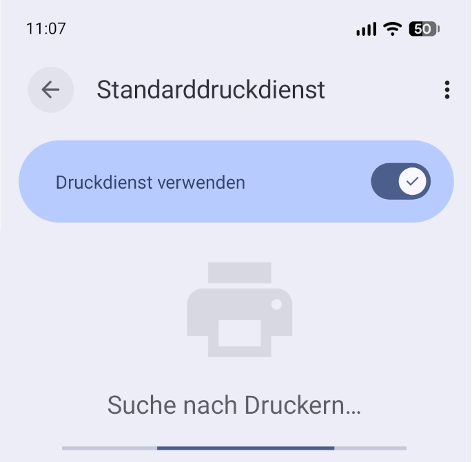 Android: Drucker per mDNS suchen