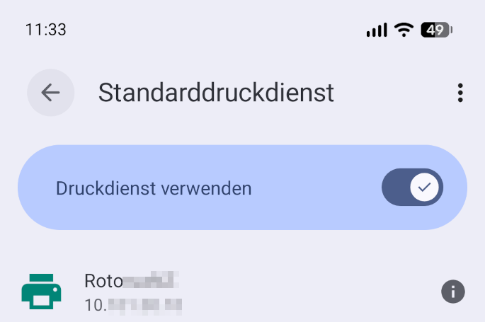 Android: Drucker per mDNS suchen